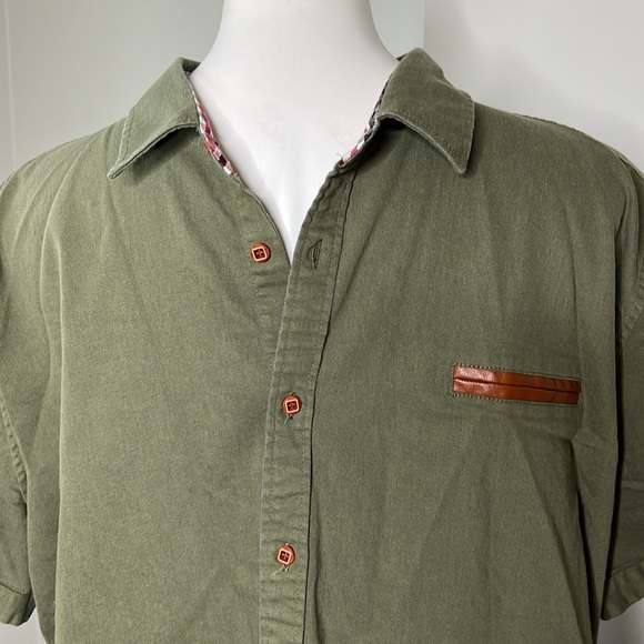 Coofandy Casual Shirt Short Sleeve Shirt size XXL - Picture 2 of 6